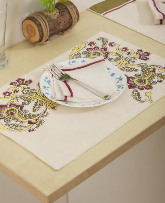 Jugal Mor Table Mat Sets