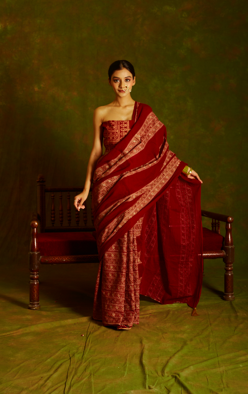 Jashan Grid Saree