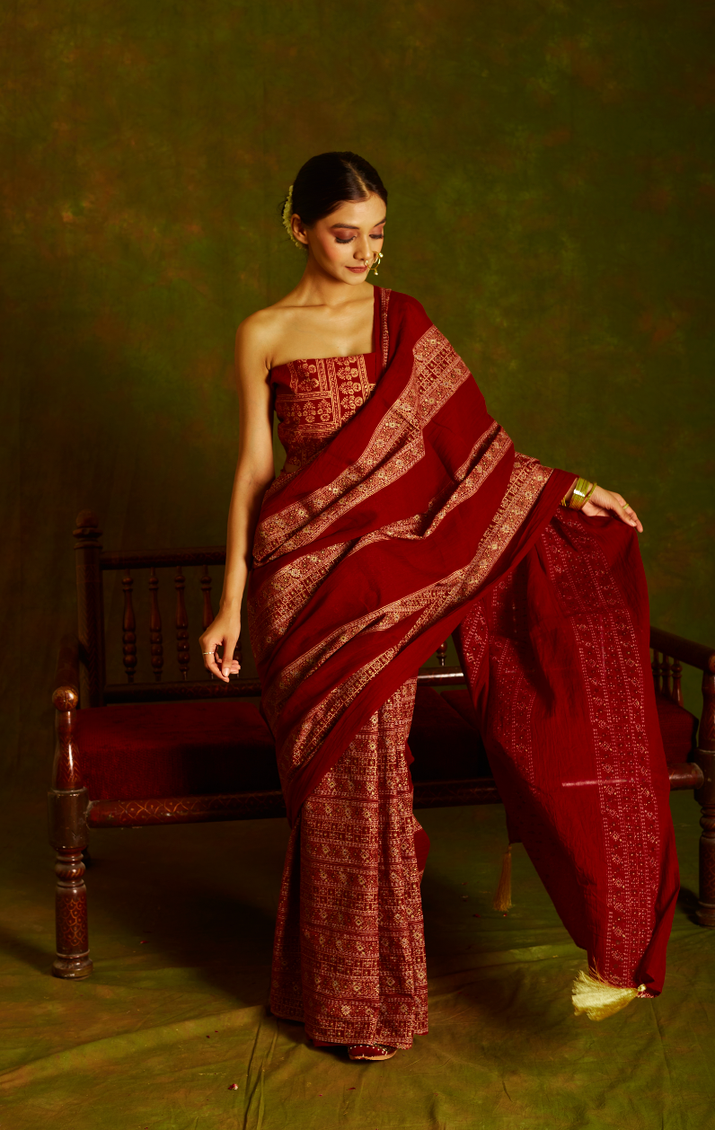 Jashan Grid Saree