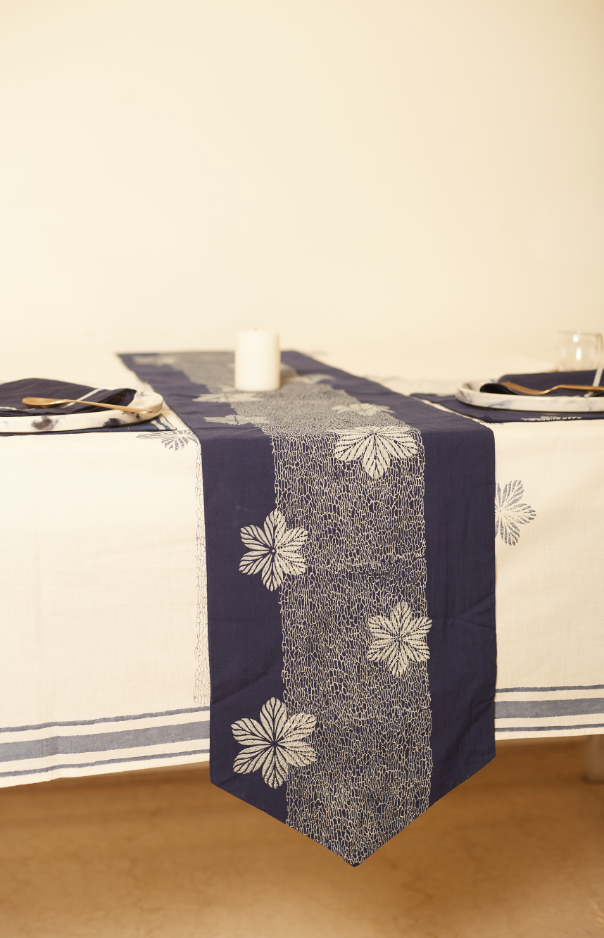 Rangoli Navy Table Runner