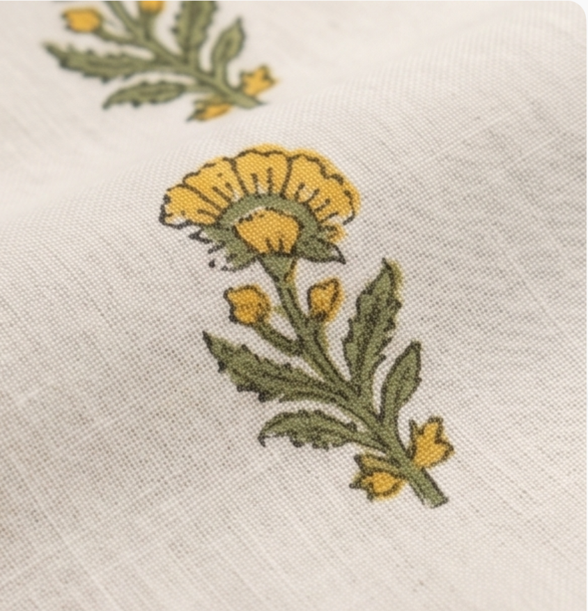 Offwhite Floral Mughal Buti Blouse