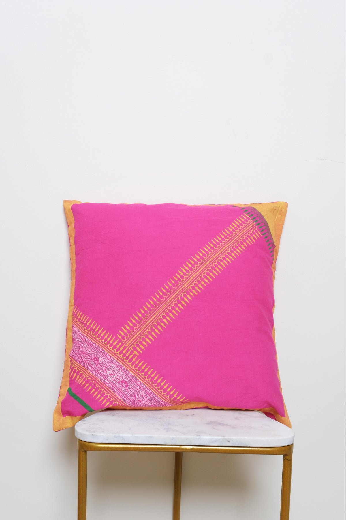 Diagonal Pink Cushion Cover 16*16 (set of 2)