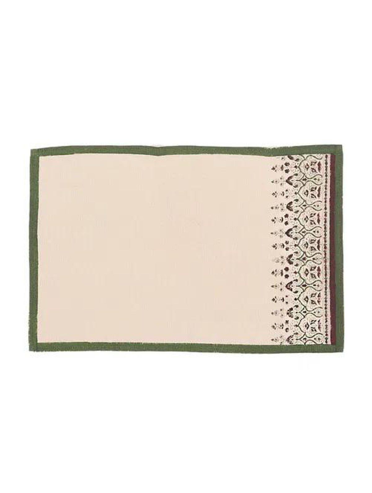 Maroon and Green Sidey Table Mats (Set of 2)