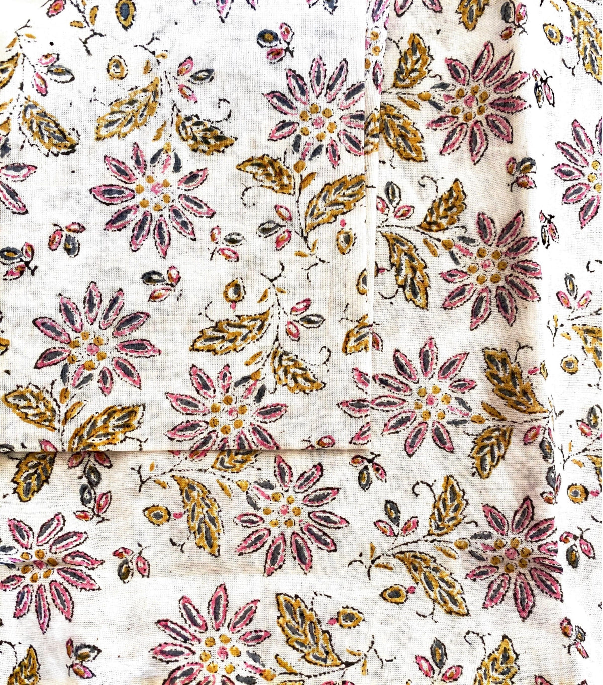 Cotton Floral Fabric by Meter