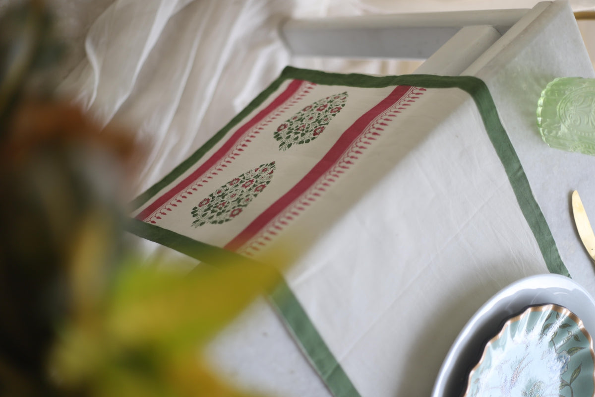 Table Runner two paisely
